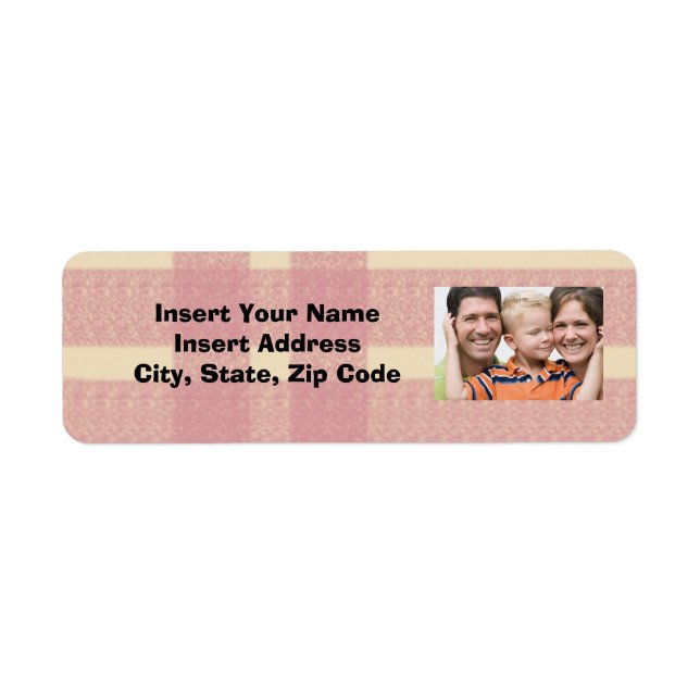 Custom Photo Address Label (Front)