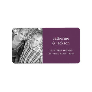Custom Photo Address Label