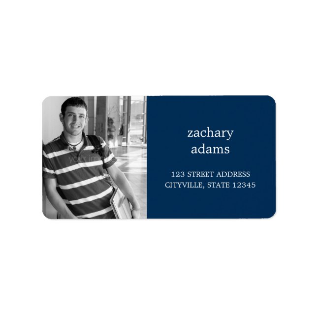 Custom Photo Address Label (Front)