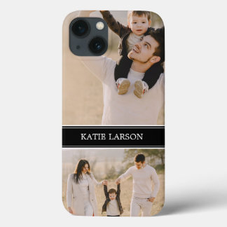 Custom Photo and Monogram Personalised iPhone 13 Case