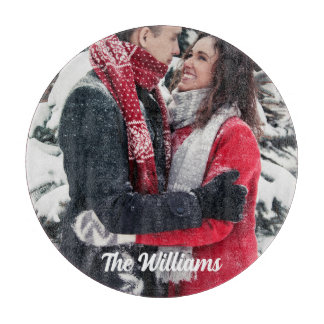 Custom Photo and Name Cutting Board