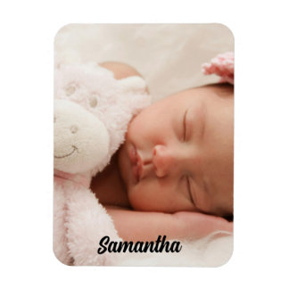 Custom Photo and Name Magnet