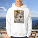Custom Photo and Name Personalised Hoodie<br><div class="desc">Upload a photo, add a name or text, and easily create your personalised photo hoodie. Click CUSTOMIZE to change the text colour. You can TRANSFER this DESIGN on other Zazzle products and adjust it to fit most of the Zazzle items. You can also click CUSTOMIZE FURTHER to add, delete or...</div>