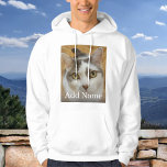 Custom Photo and Name Personalised Hoodie<br><div class="desc">Upload a photo, add a name or text, and easily create your personalised photo hoodie. Click CUSTOMIZE to change the text colour. You can TRANSFER this DESIGN on other Zazzle products and adjust it to fit most of the Zazzle items. You can also click CUSTOMIZE FURTHER to add, delete or...</div>