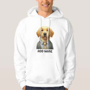 Custom Photo and Name Personalised Hoodie for Men