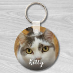 Custom Photo And Name Personalised Key Ring<br><div class="desc">Upload your photo, add a name, and create your perfect personalised photo keychain. You can TRANSFER this DESIGN on other Zazzle products and adjust it to fit most of the Zazzle items. You can also click the CUSTOMIZE button to add, delete or change details like background colour, text, font or...</div>
