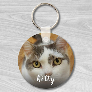 Custom Photo And Name Personalised Key Ring