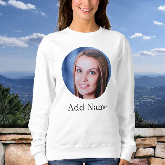 Custom Photo and Name Personalised Sweatshirt (Creator Uploaded)