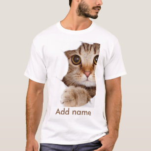Custom Photo and Name Personalised  T-Shirt