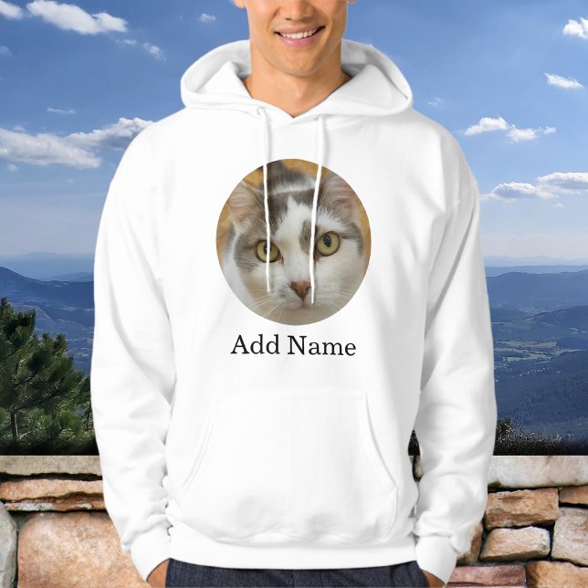 Custom Photo and Name Personalized Hoodie (Creator Uploaded)