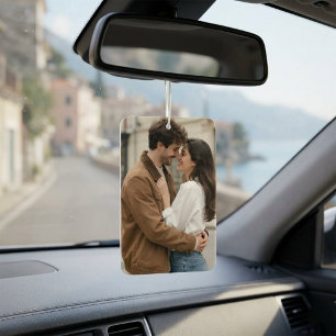 Custom Photo and Name Quote Couple Car Air Freshener