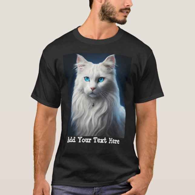 Custom Photo And Optional Text Personalised Tshirt (Front)