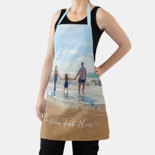 Custom Photo and Text Apron Your Photos Design