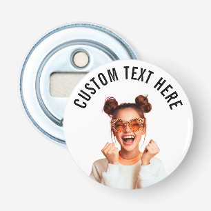 Custom Photo and Text Bottle Opener