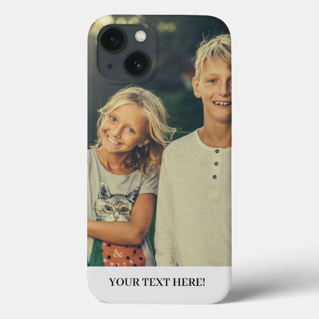 Custom Photo And Text  Case-Mate iPhone Case (Back)
