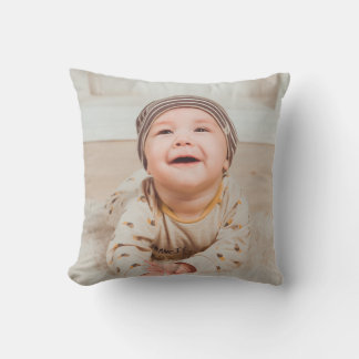 Custom photo and text Christmas Cushion