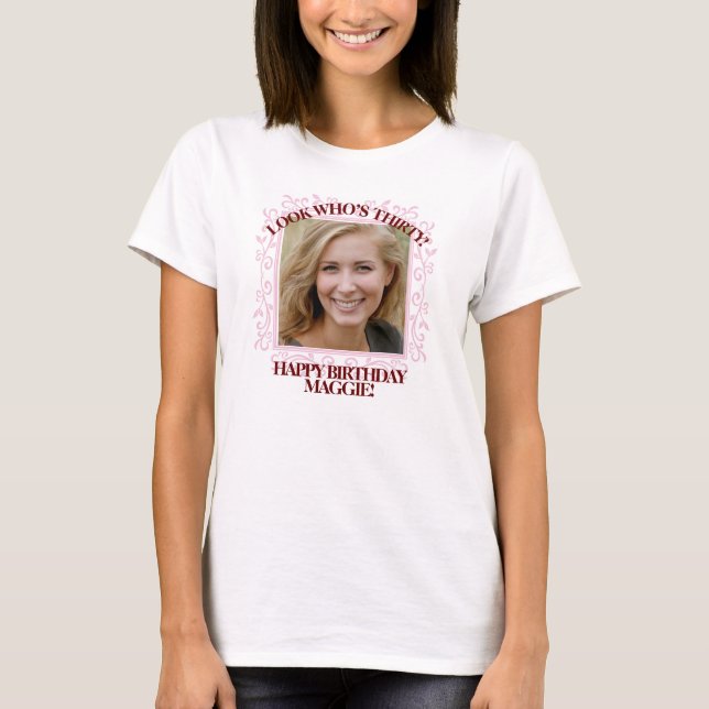 Custom Photo and Text | Create Your Own T-Shirt (Front)