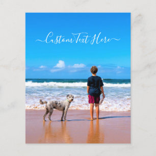 Custom Photo and Text Flyer Your Own Design 