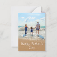 Custom Photo and Text - Happy Father's day