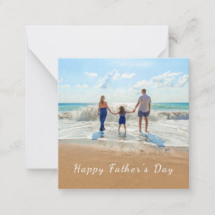 Custom Photo and Text Happy Father's Day Card