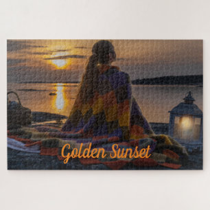 Custom photo and text jigsaw puzzle