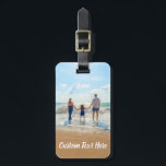 Custom Photo and Text Luggage Tag Personalised<br><div class="desc">Custom Photo and Text Luggage Tags - Unique Your Own Design - Personalised Family / Friends or Personal Travel Bag Tags Gift - Add Your Text and Photo - Resize and move elements with Customisation tool ! Choose font / size / colour ! Good Luck - Be Happy :) by...</div>