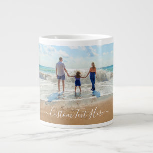 Custom Photo and Text Mug - Your Family Design