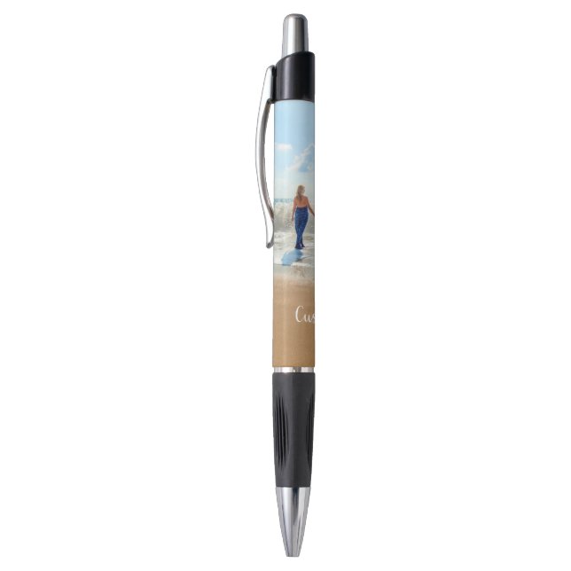 Custom Photo and Text Pen Unique Your Own Design (Top (Vertical))