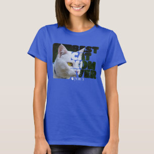 Custom Photo And Text Personalised Best Cat Mum T-Shirt