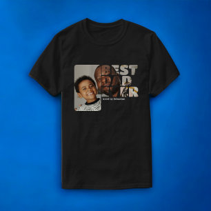 Custom Photo And Text Personalised Best Dad Ever T-Shirt