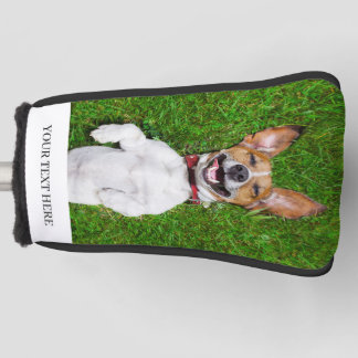 Custom Photo and Text Personalised  Golf Head Cover