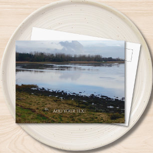 Custom Photo And Text Personalised Landscape Postcard