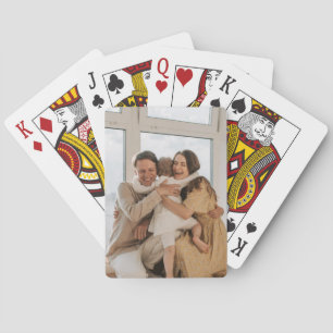 Custom photo and text Personalised Playing Cards