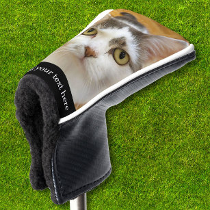 Custom Photo and Text Personalised Putter Golf Head Cover