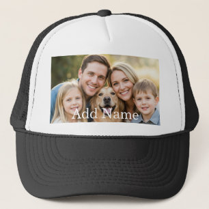 Custom Photo and Text Personalised Trucker Hat