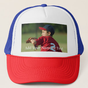 Custom Photo and Text Personalised Trucker Hat