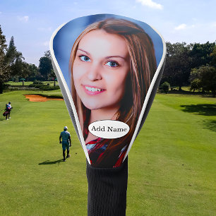 Custom Photo and Text Personalized Golf Head Cover