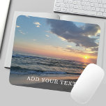 Custom Photo and Text Personalized Mousepad<br><div class="desc">Upload a photo, add a name or text, and easily create your personalized mousepad. Click CUSTOMIZE FURTHER to change the text color. You can TRANSFER this DESIGN on other Zazzle products and adjust it to fit most of the Zazzle items. Standard Studio designs are made in high-resolution vector graphics for...</div>