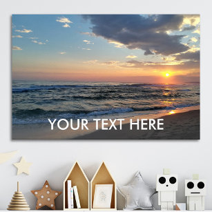 Custom Photo And Text Personalized Poster Print
