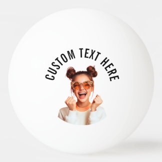 Custom Photo and Text Ping Pong Ball