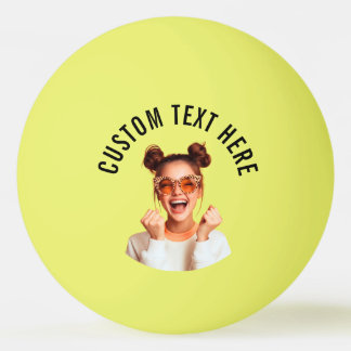 Custom Photo and Text Ping Pong Ball