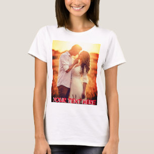 Custom photo and text T-Shirt