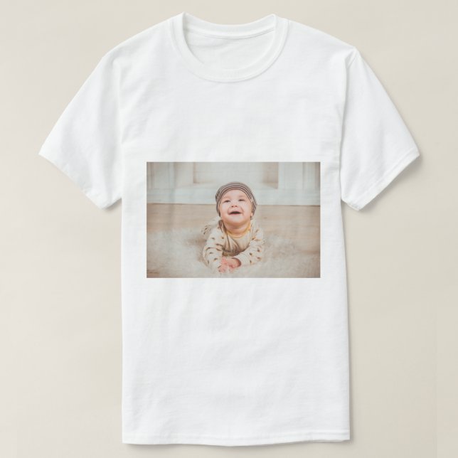 Custom photo and text T-Shirt (Design Front)