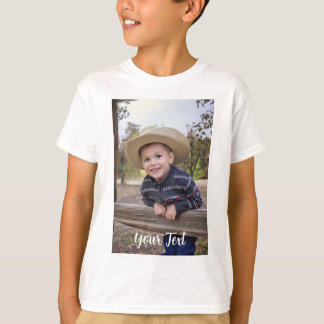 Custom Photo and Text. T-Shirt