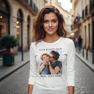 Custom Photo and Text T-Shirt