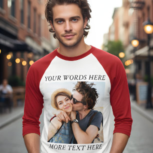 Custom Photo and Text T-Shirt