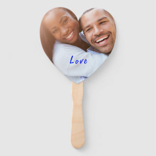 Custom Photo and Text - Unique Your Own Design Hand Fan