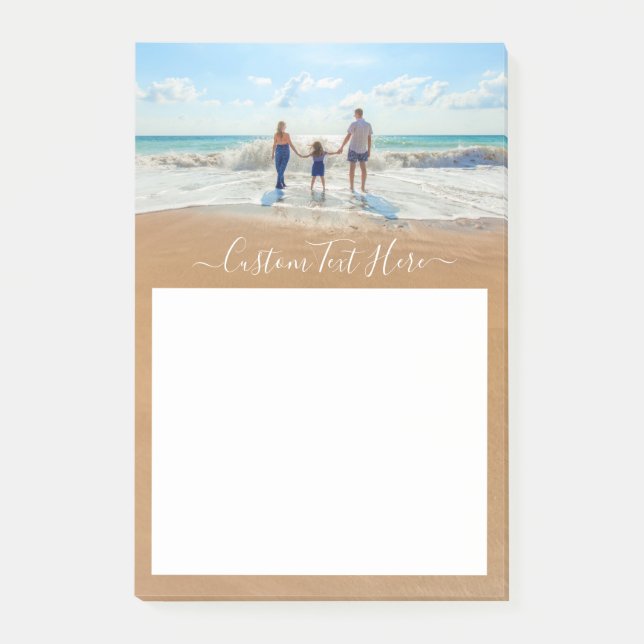 Custom Photo and Text - Unique Your Own Design -   Post-it Notes (Front)