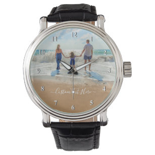 Custom Photo and Text - Unique Your Own Design  Watch