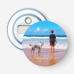 Custom Photo and Text - Your Design - With My Pet Bottle Opener